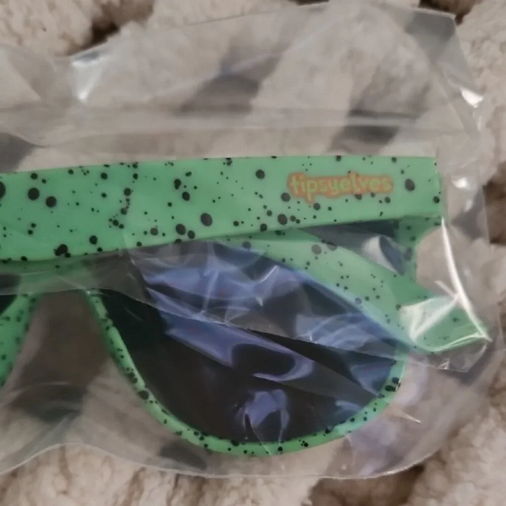 Tipsy Elves Psychic Pathway Polarized Sunglasses Unisex New UV Protection